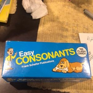 Easy consonants 100 flash cards